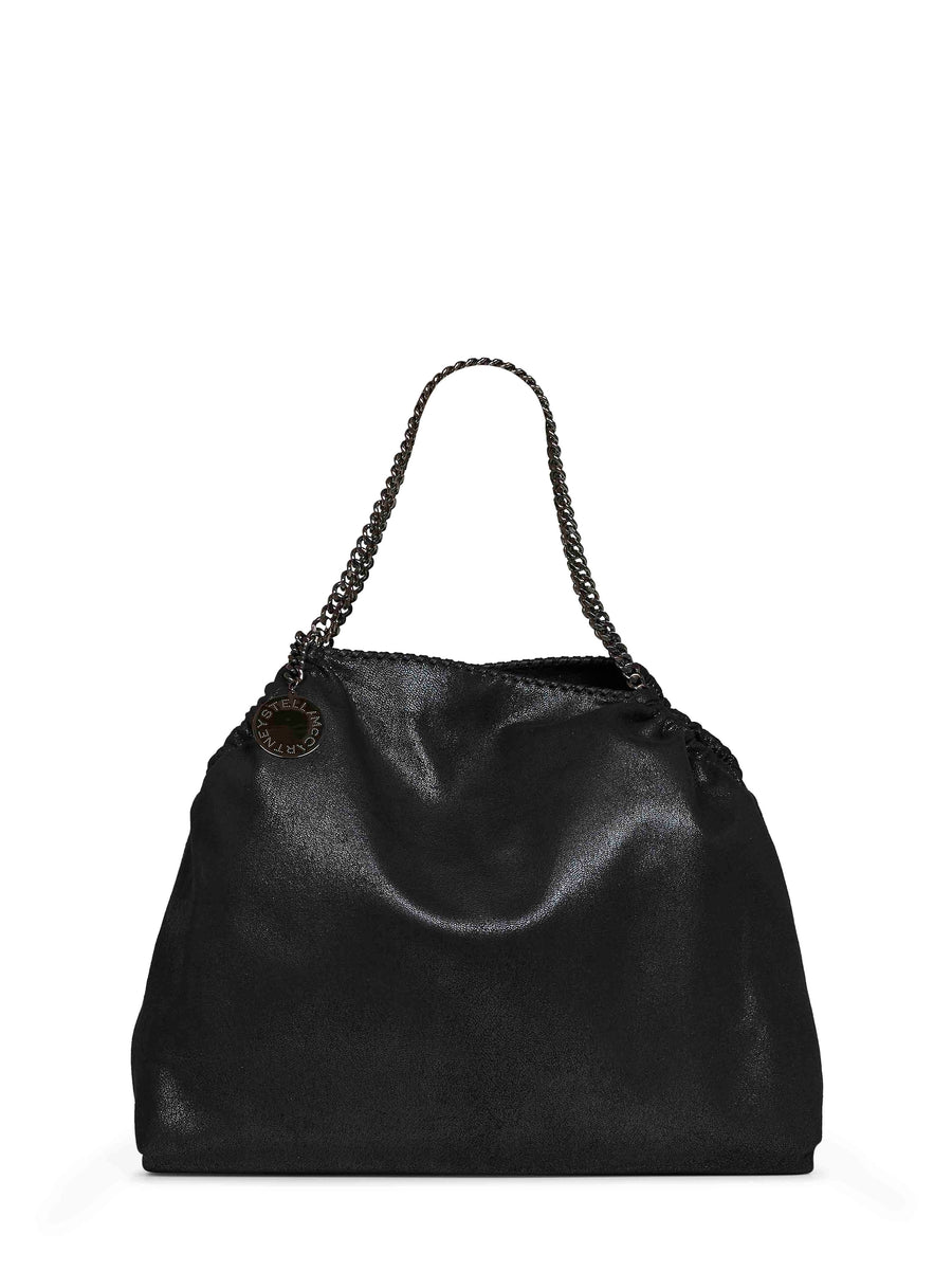Stella Mccartney Falabella Shoulder Bag — Black Polyester