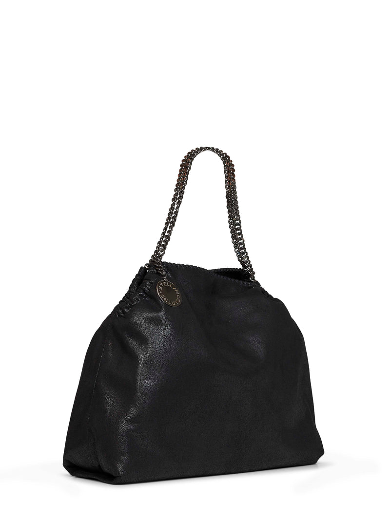 Stella Mccartney Falabella Shoulder Bag — Black Polyester