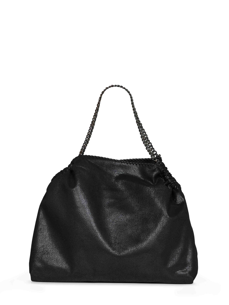 Stella Mccartney Falabella Shoulder Bag — Black Polyester