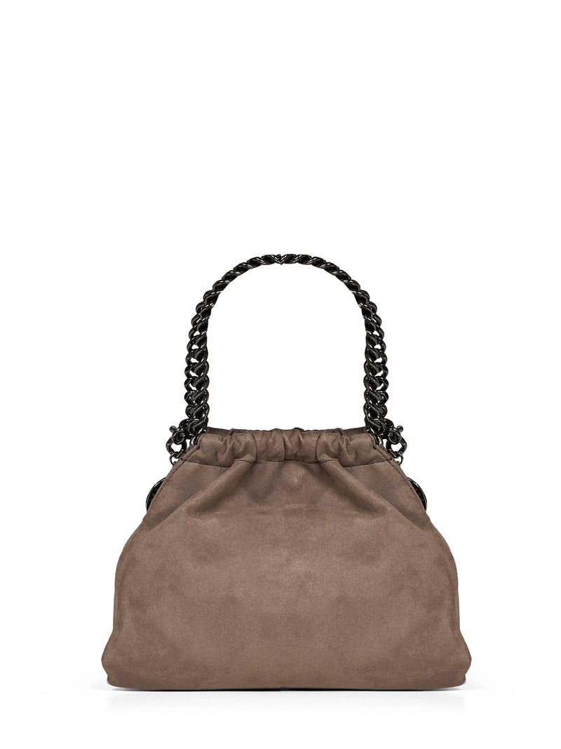 Stella Mccartney Falabella Crossbody Bag — Brown Polyamide