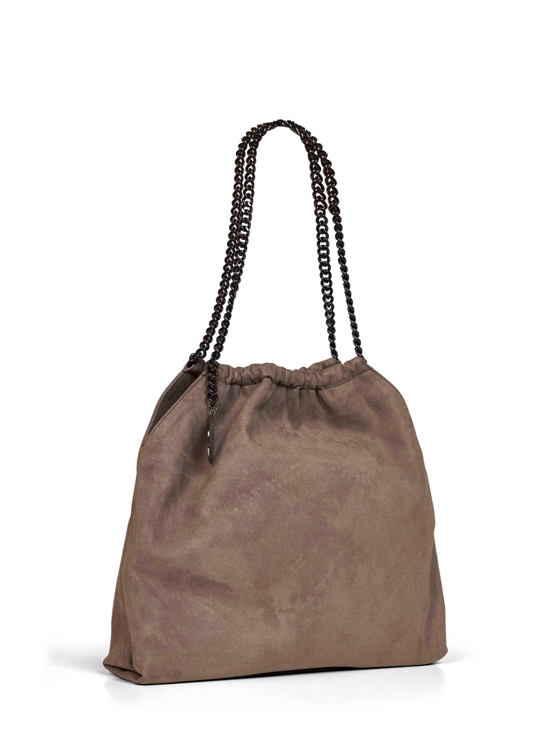 Stella Mccartney Shoulder Bag — Brown Polyamide