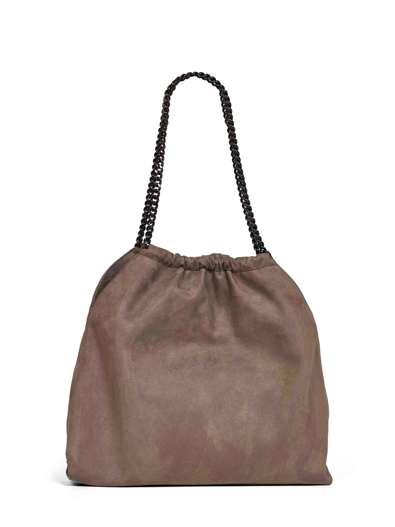 Stella Mccartney Shoulder Bag — Brown Polyamide