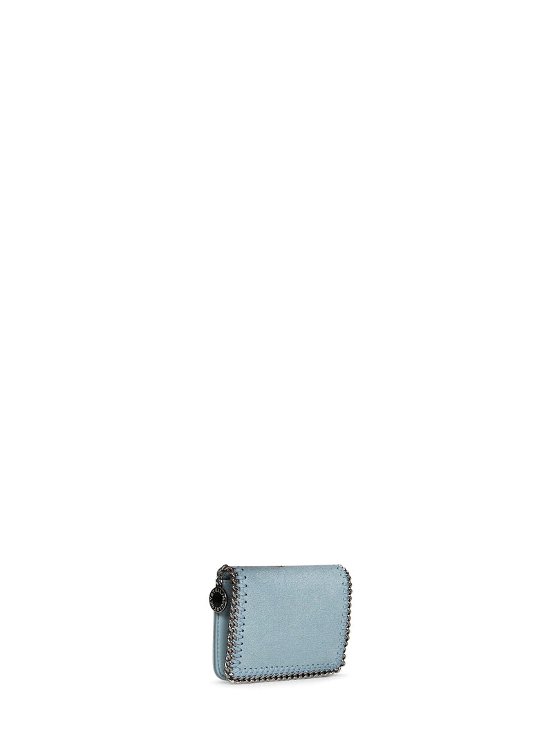 Stella Mccartney Falabella Bi-Fold Wallet — Blue Polyester