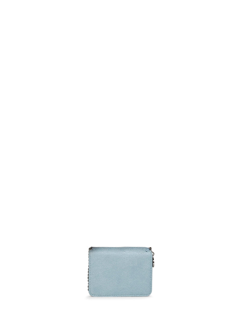 Stella Mccartney Falabella Bi-Fold Wallet — Blue Polyester