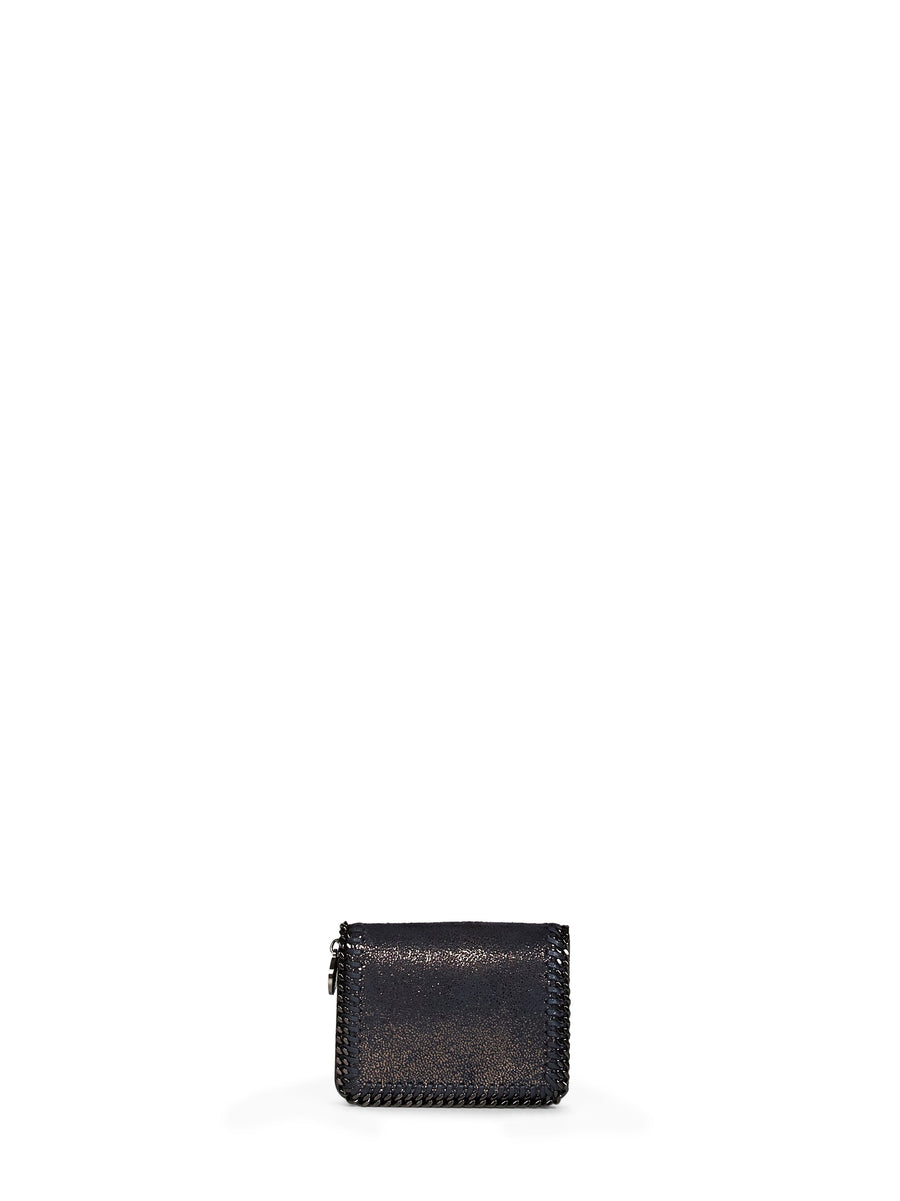 Stella Mccartney Falabella Wallet — Navy Polyester
