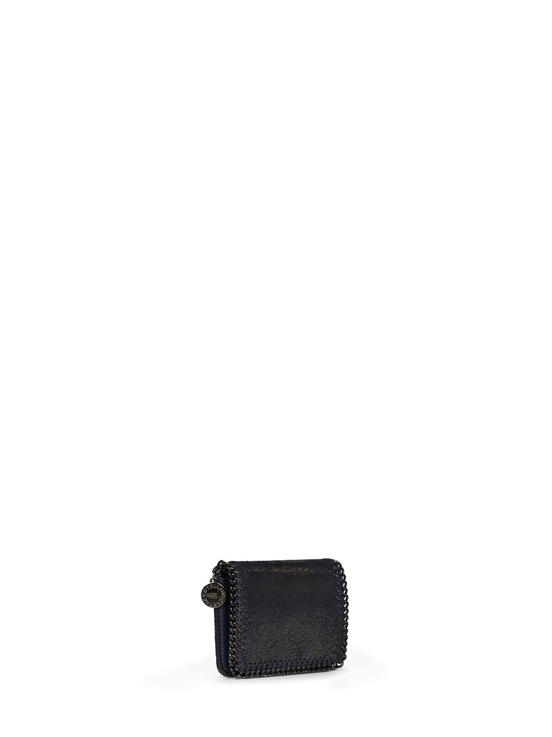 Stella Mccartney Falabella Wallet — Navy Polyester