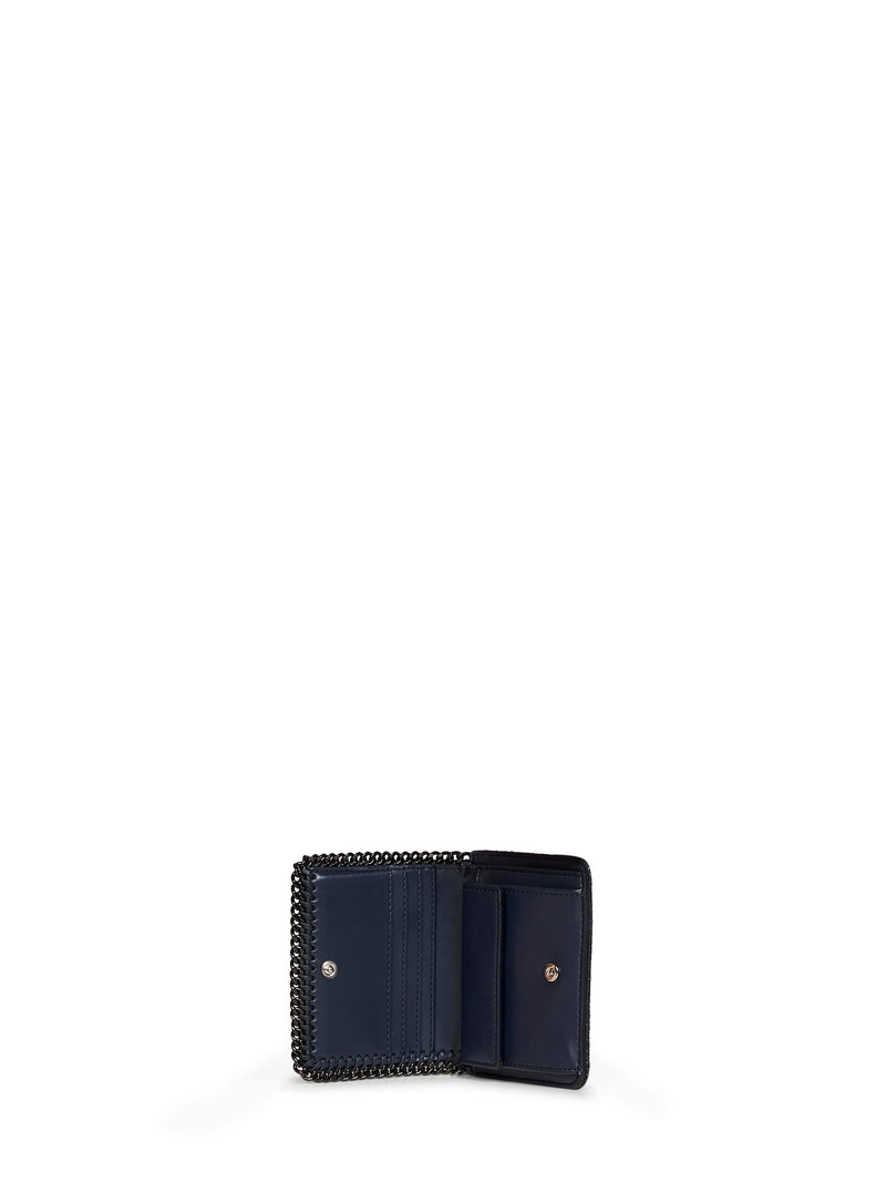 Stella Mccartney Falabella Wallet — Navy Polyester