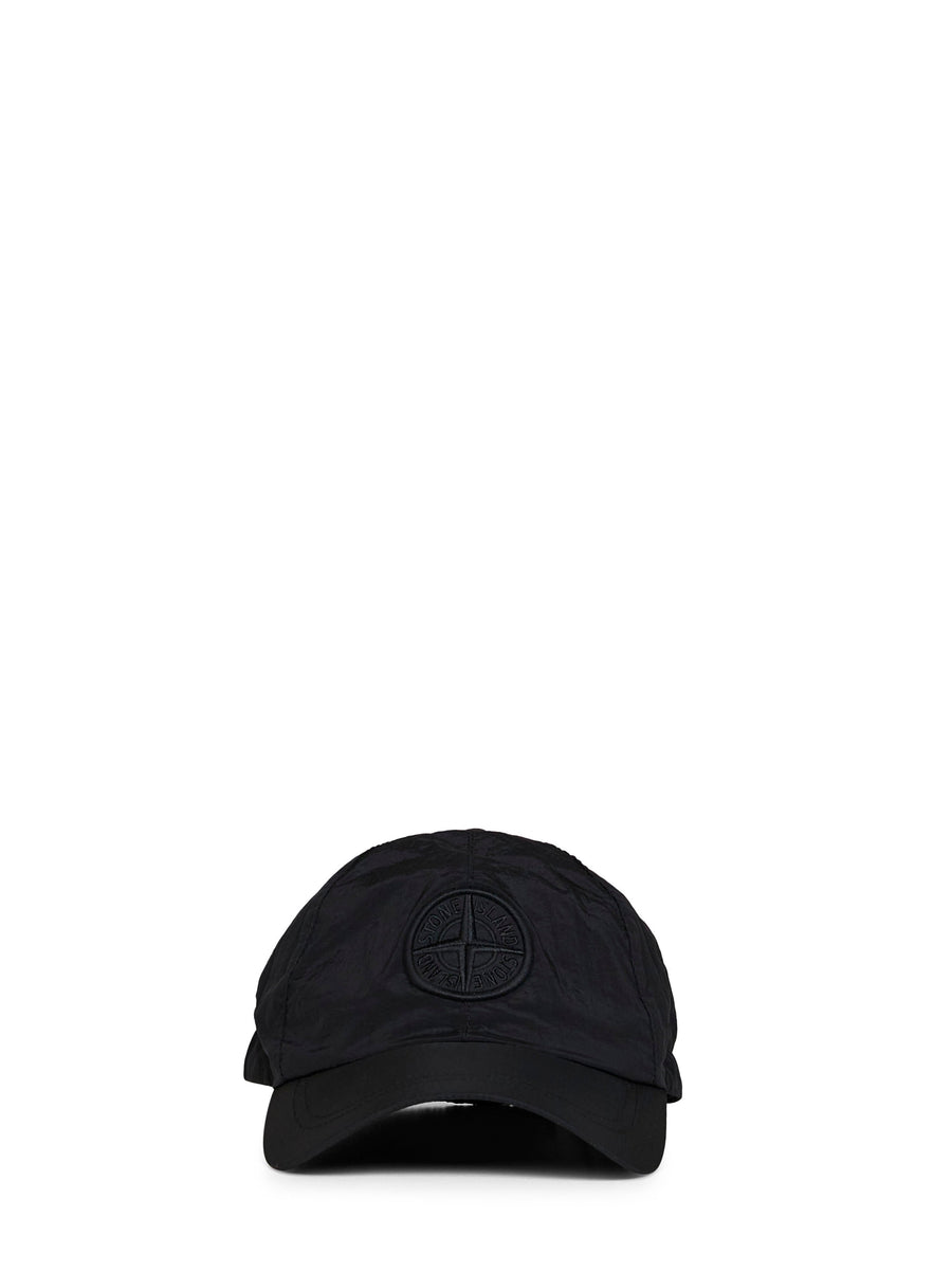 Stone Island L2s159100011s0076v0029 Baseball Cap — Black Polyamide Caps
