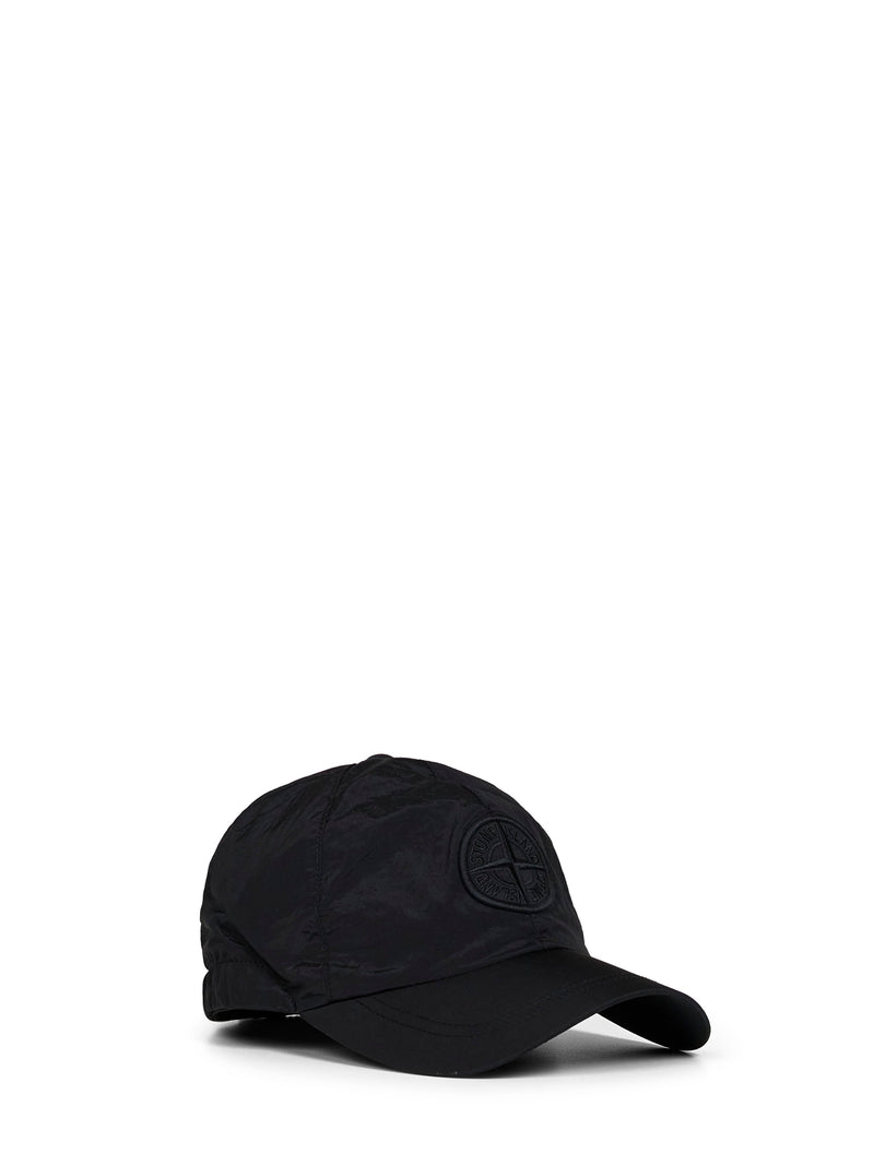 Stone Island L2s159100011s0076v0029 Baseball Cap — Black Polyamide Caps