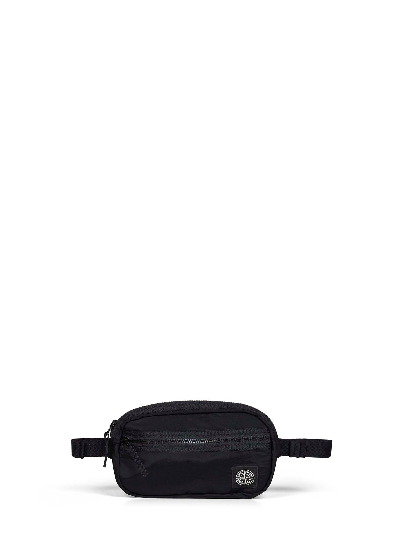 Stone Island Nylon-Metal Resin Belt Bag — Black