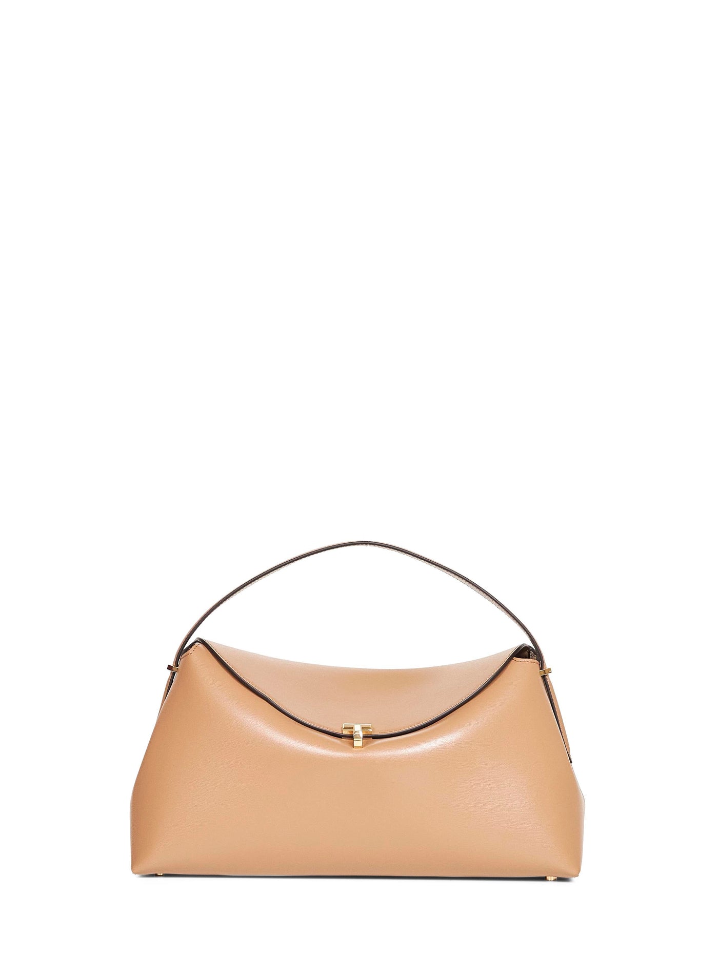 Toteme Top Handle Bag — Camel Leather