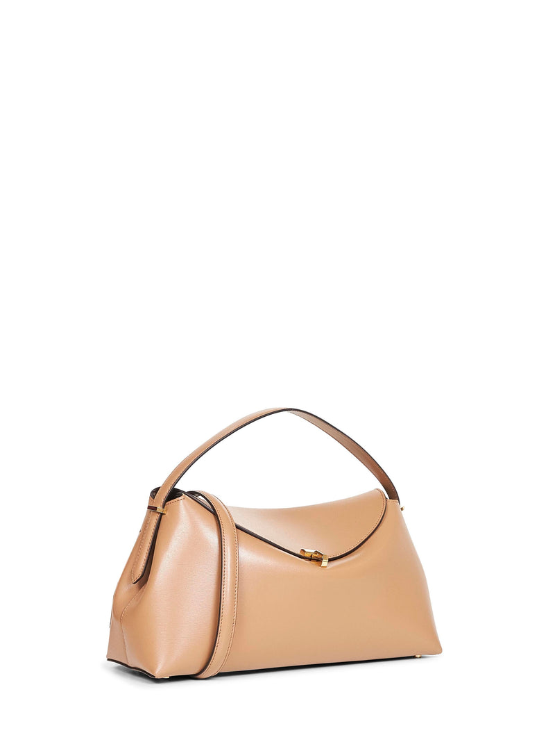 Toteme Top Handle Bag — Camel Leather