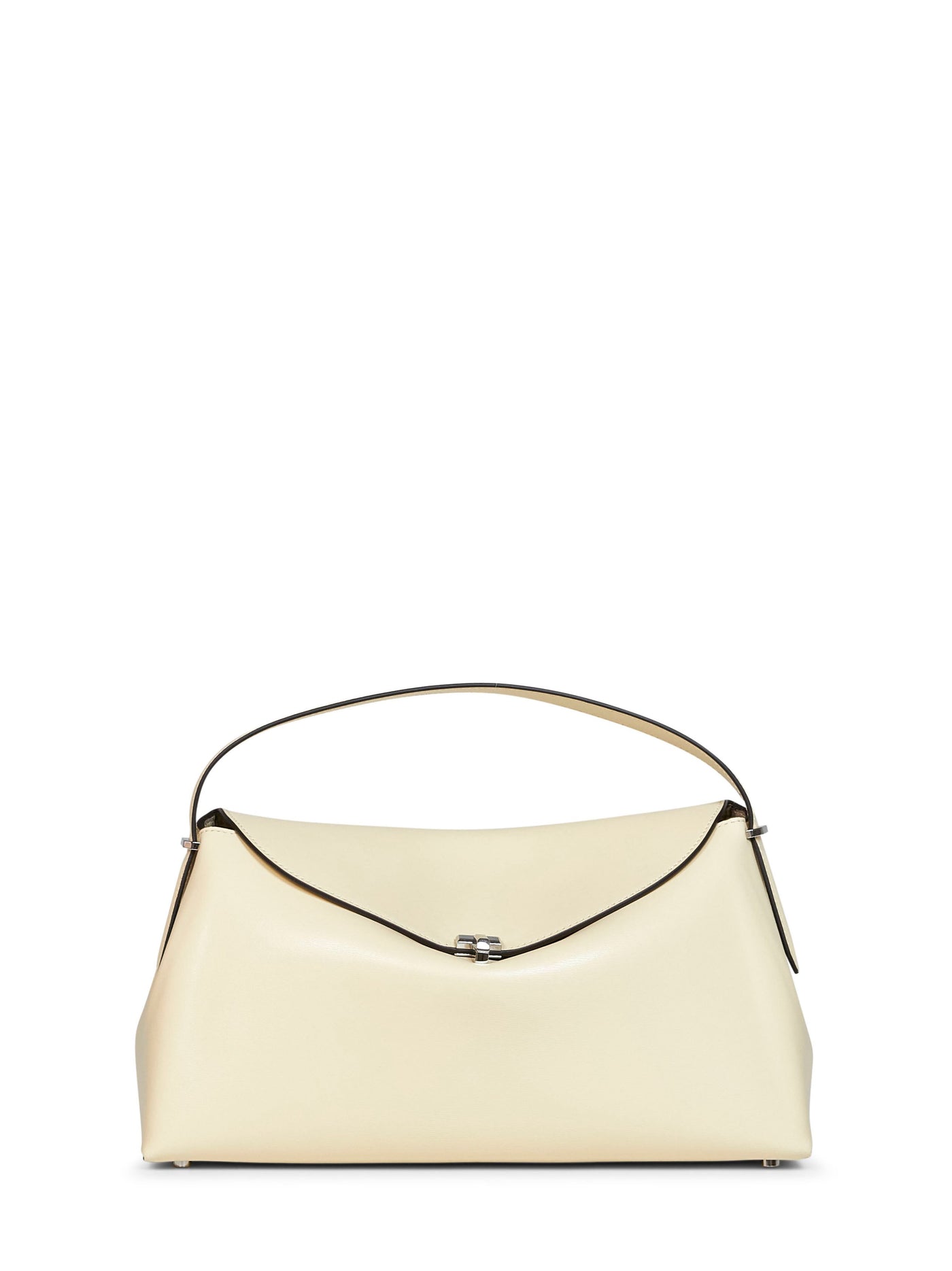 Toteme Top Handle Bag — Beige Lambskin