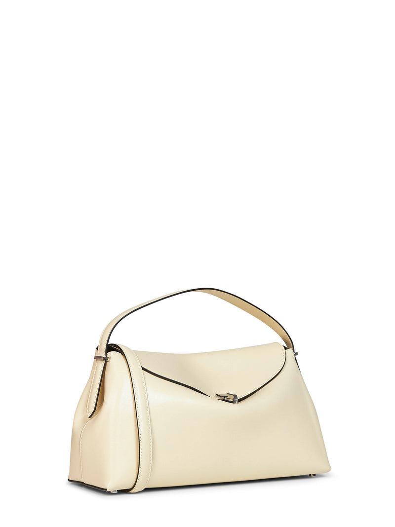 Toteme Top Handle Bag — Beige Lambskin