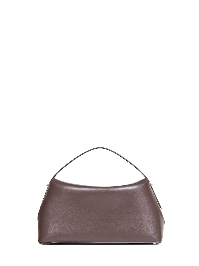 Toteme Top Handle Bag — Brown Leather