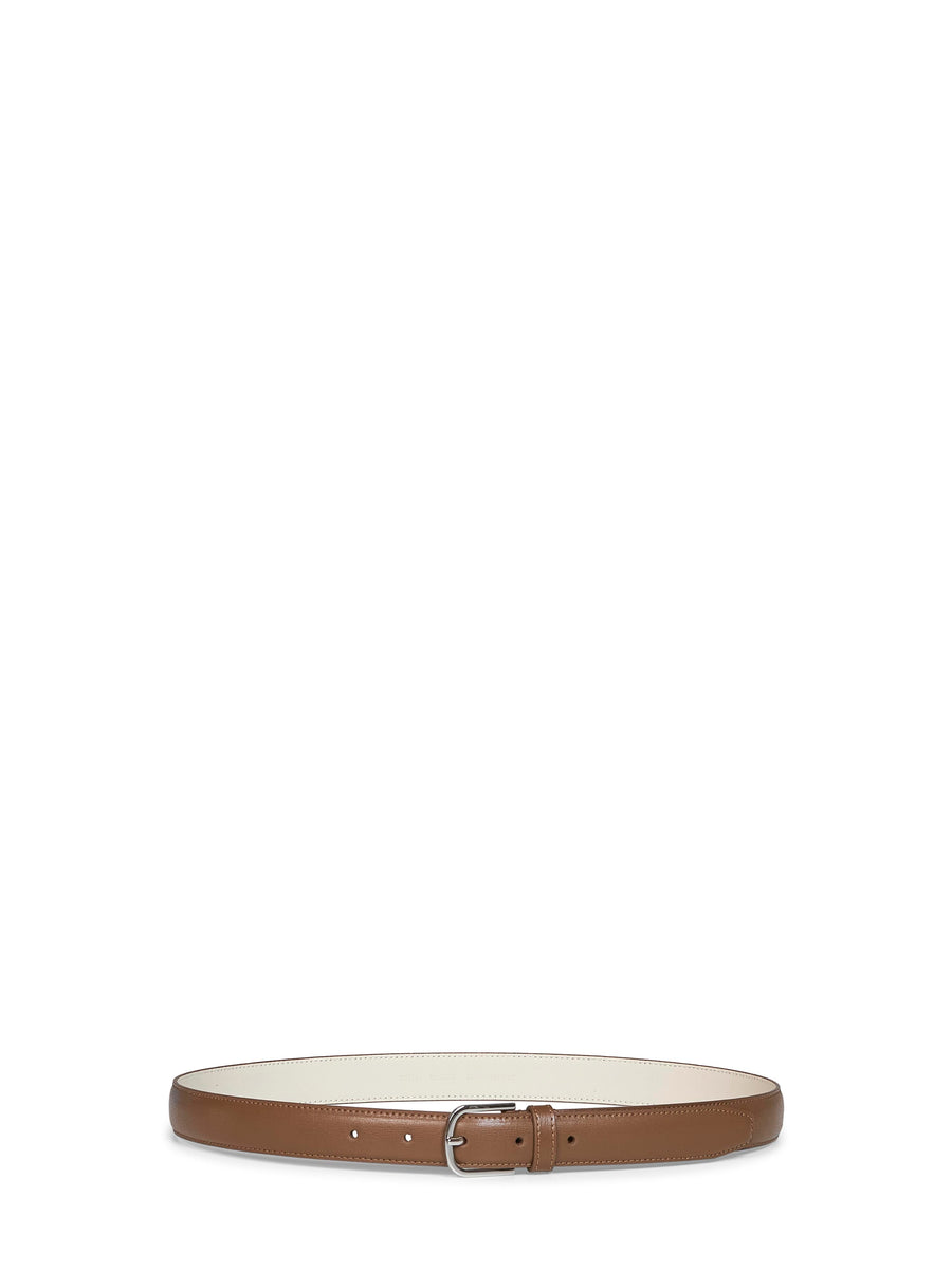 Toteme Calf Leather Belt — Brown