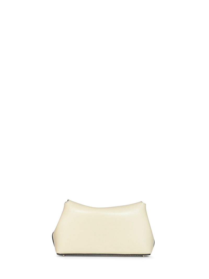 Toteme T-Lock Clutch — Ivory Calf Leather