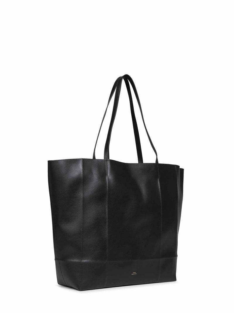 Toteme Tote Bag — Black Calf Leather