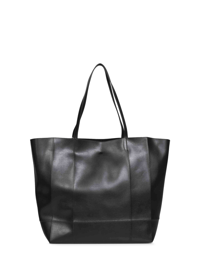 Toteme Tote Bag — Black Calf Leather