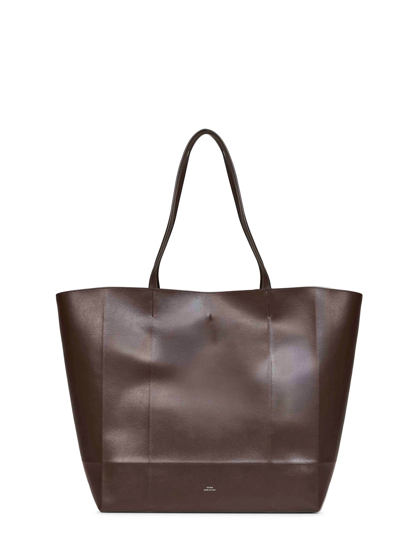 Toteme Roam Tote Bag — Brown Calf Leather