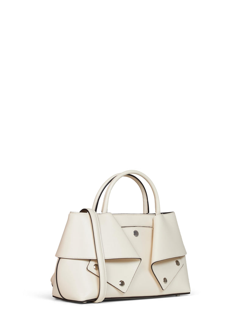 Toteme Shoulder Bag — White Cow Leather