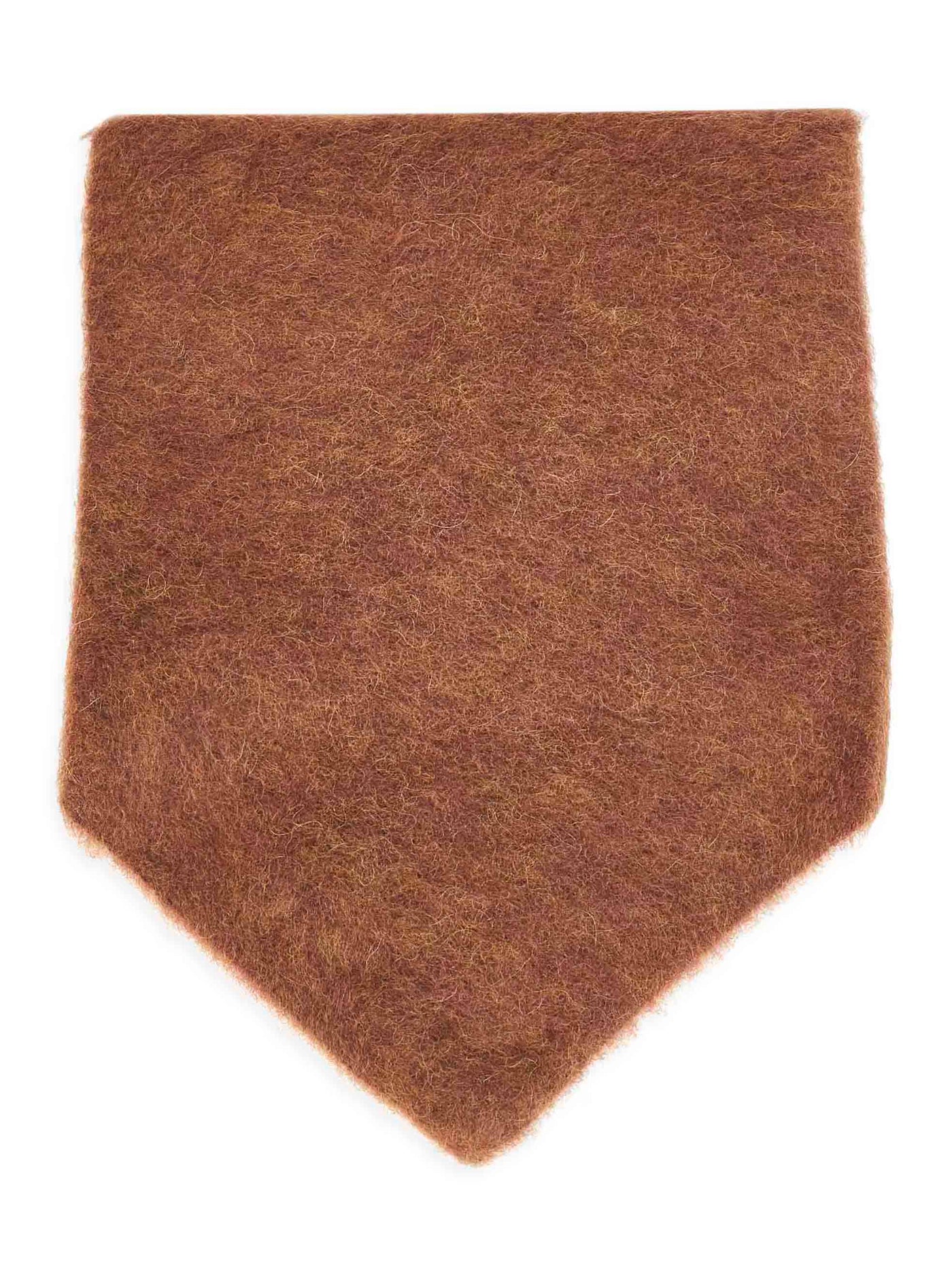 Uma Wang Alpaca-Blend Triangular Scarf — Brown Scarfs