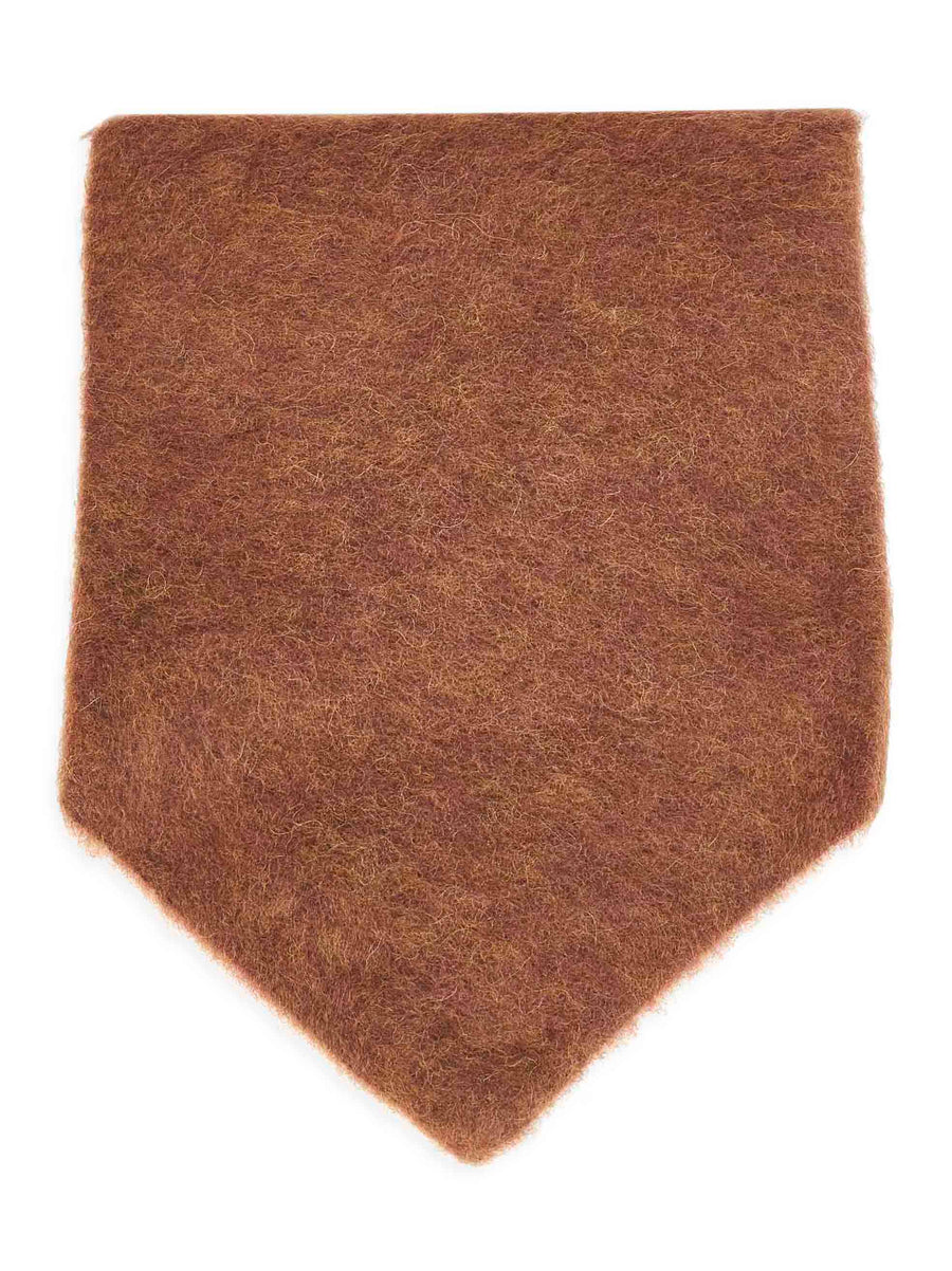 Uma Wang Alpaca-Blend Triangular Scarf — Brown Scarfs