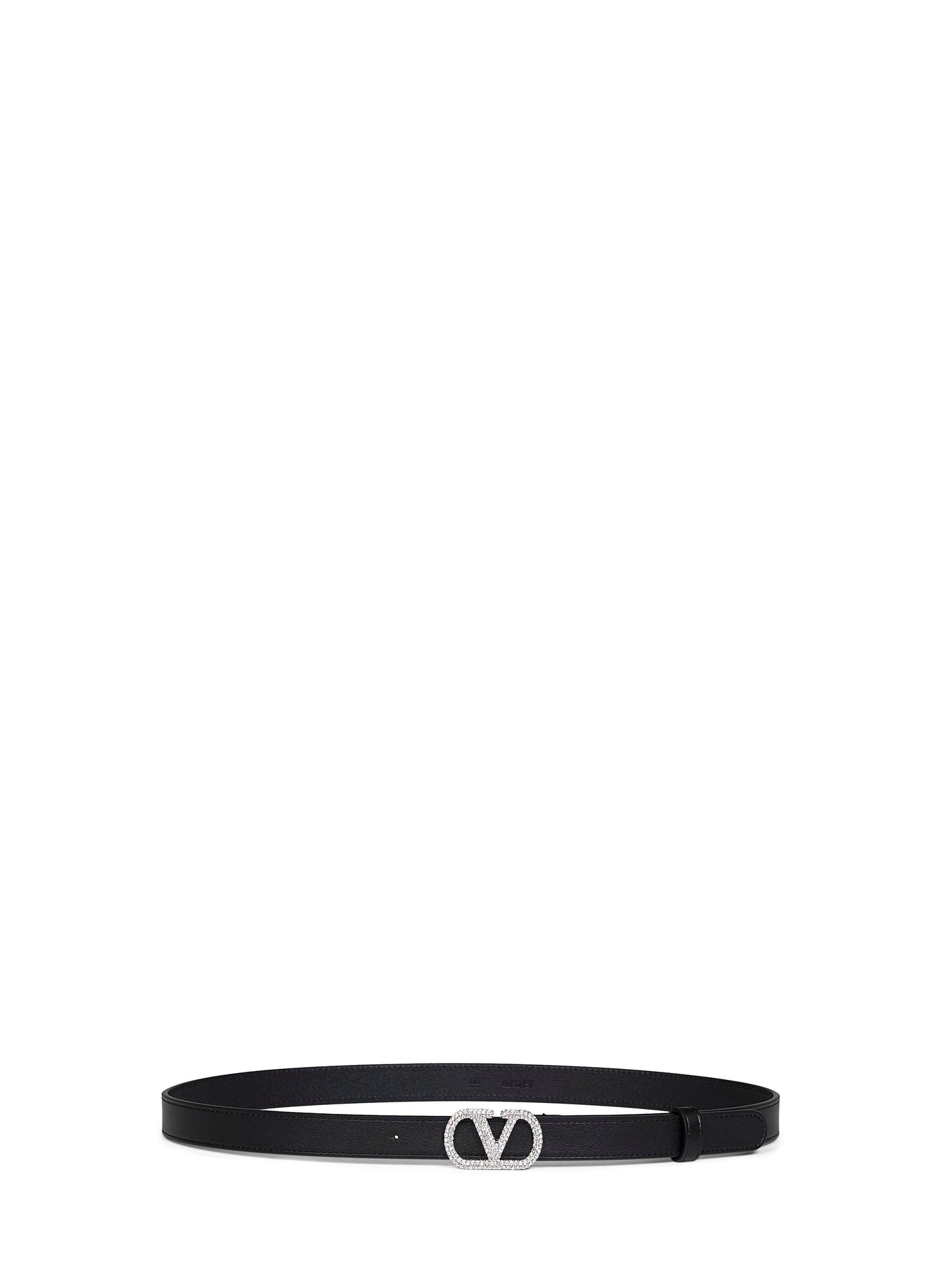 Valentino Garavani Belt — Black Calf Leather