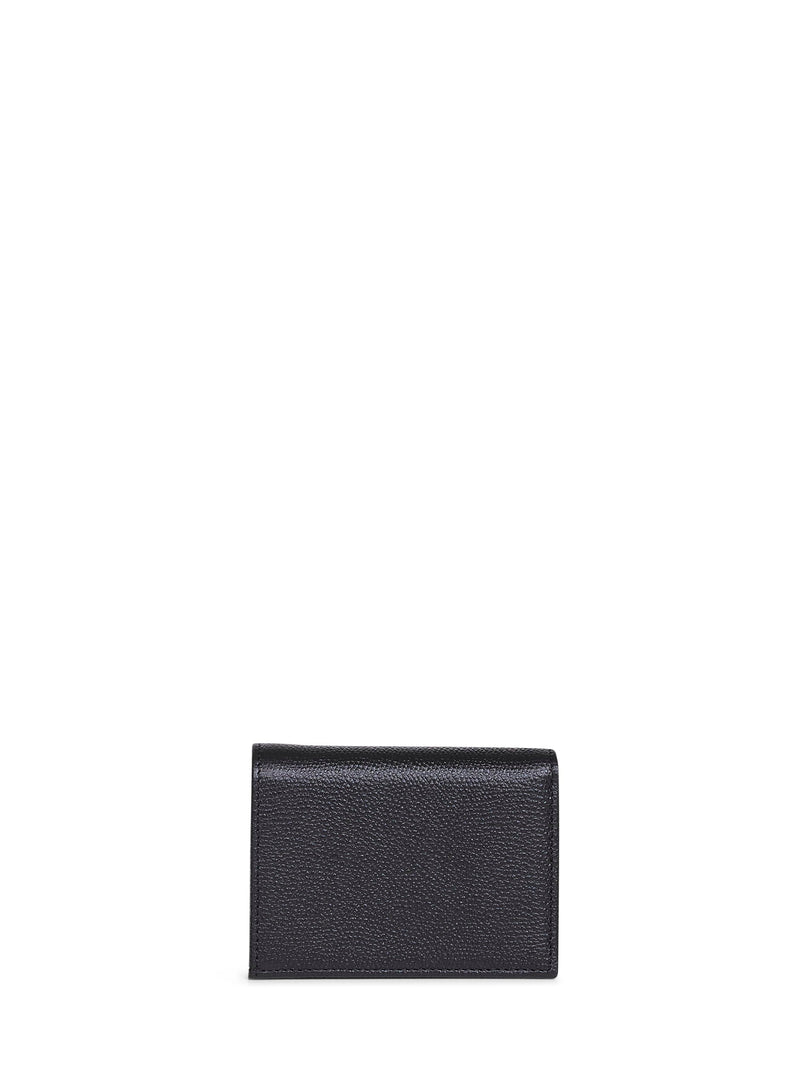 Valentino Garavani Vlogo Wallet — Black Calf Leather