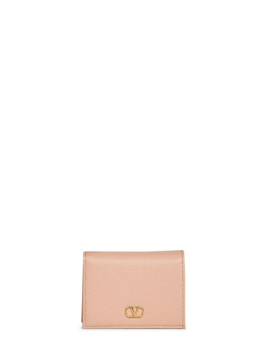 Valentino Garavani Wallet — Pink Calf Leather & Purses