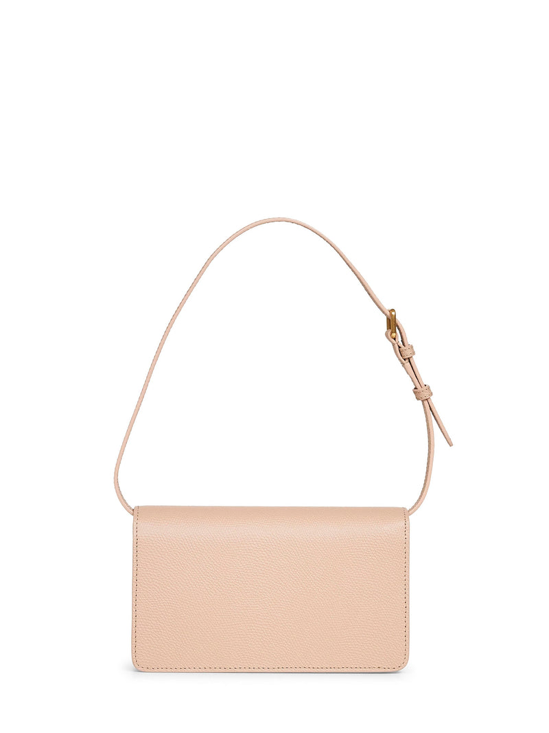 Valentino Garavani Shoulder Bag — Beige Calf Leather