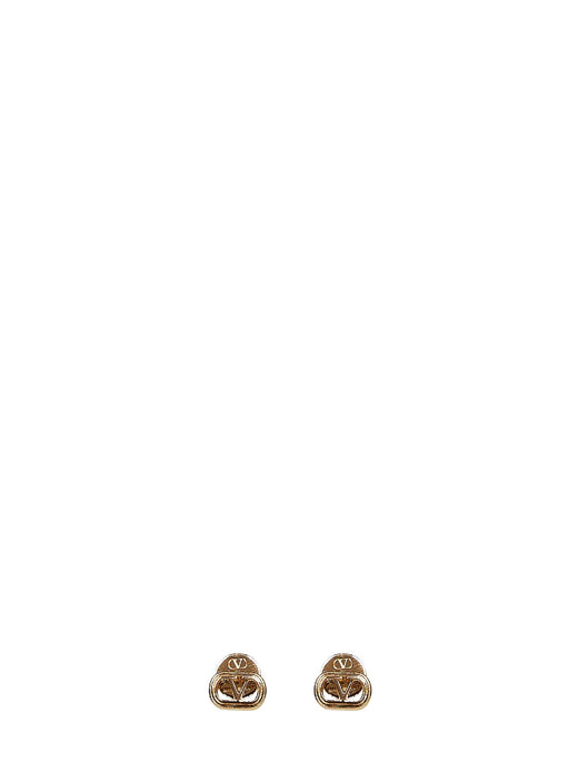 Valentino Garavani Ovalette Earrings — Gold Brass