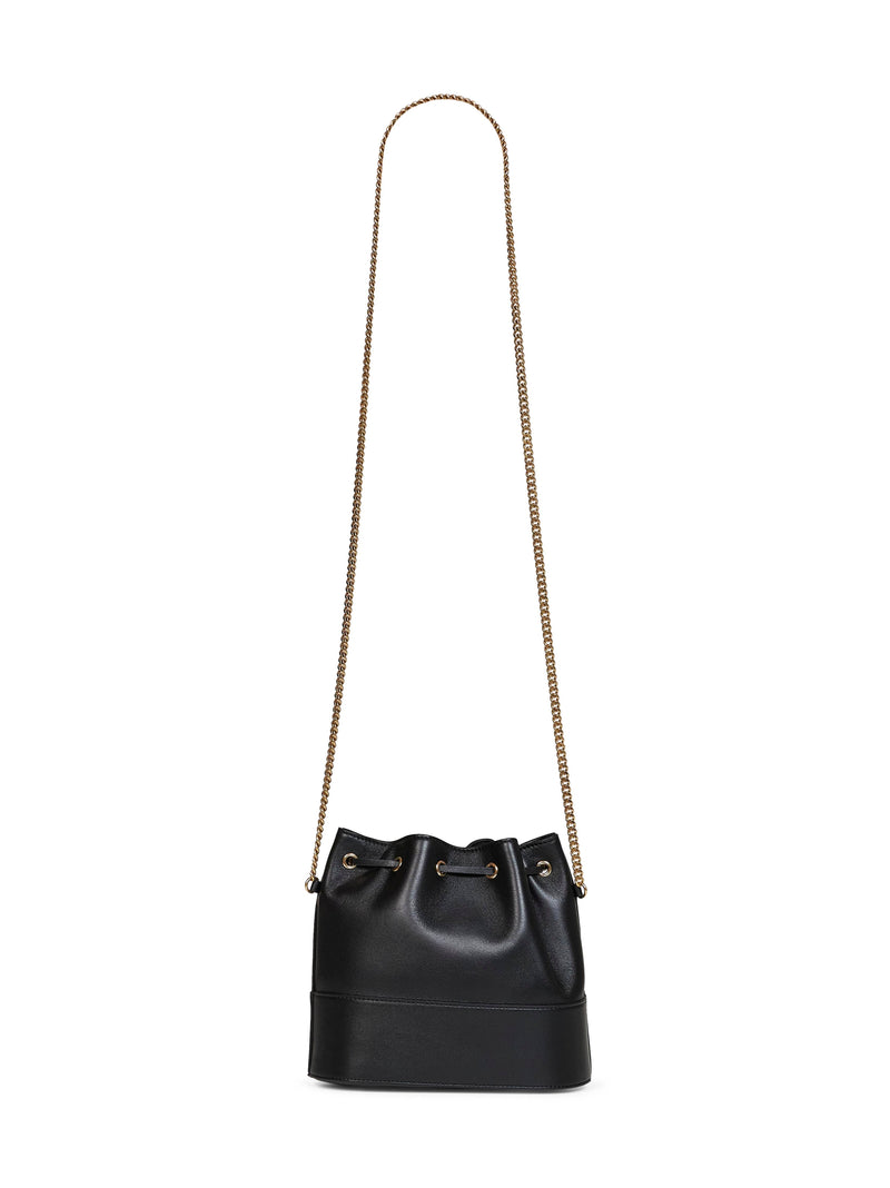Valentino Garavani Bucket Bag — Black Lambskin