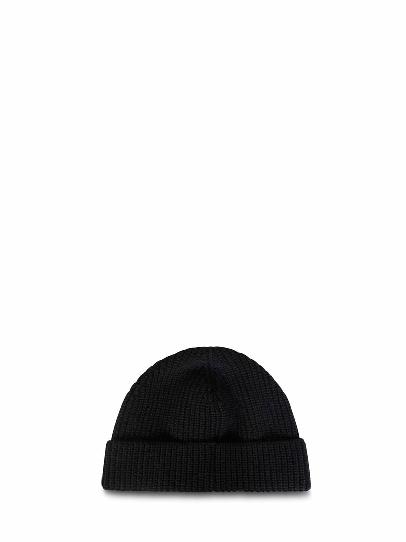 Valentino Garavani 9y2hb02gatz-0no Beanie — Black Cashmere Beanies