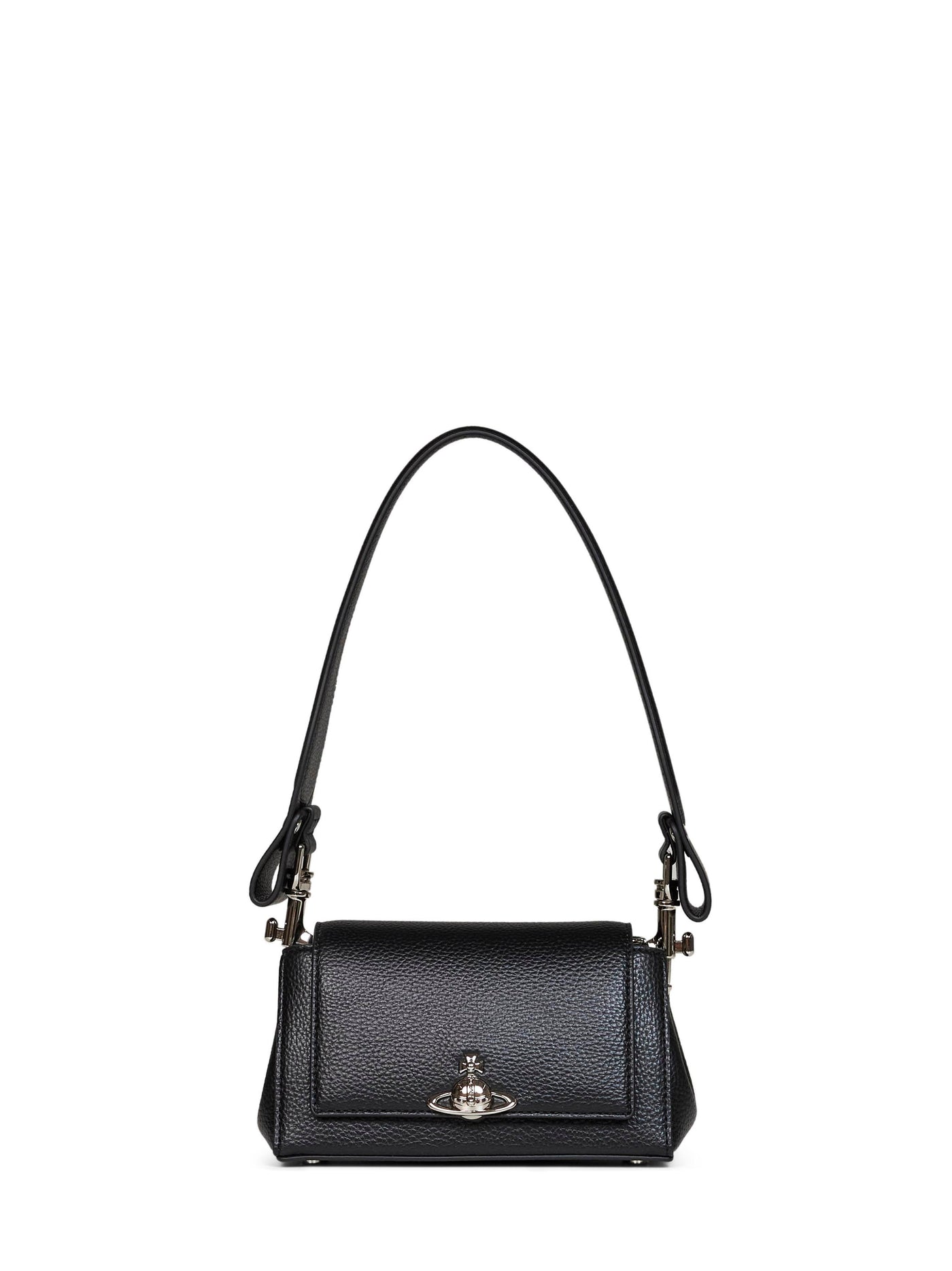 Vivienne Westwood Hazel Shoulder Bag — Black Polyethylene