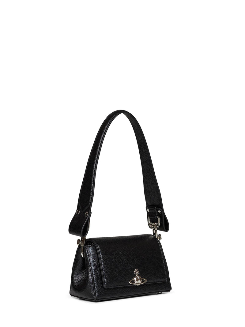 Vivienne Westwood Hazel Shoulder Bag — Black Polyethylene