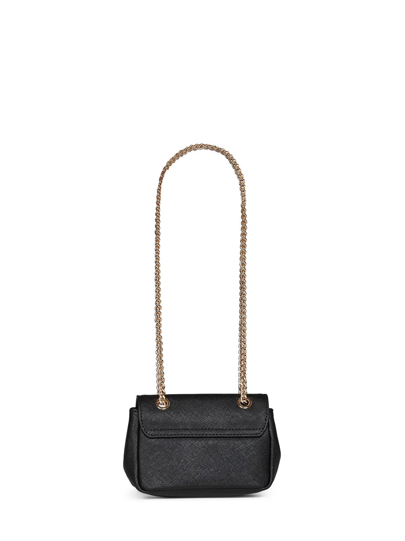 Vivienne Westwood Saffiano Leather Crossbody Bag — Black Bovine (top Grain)