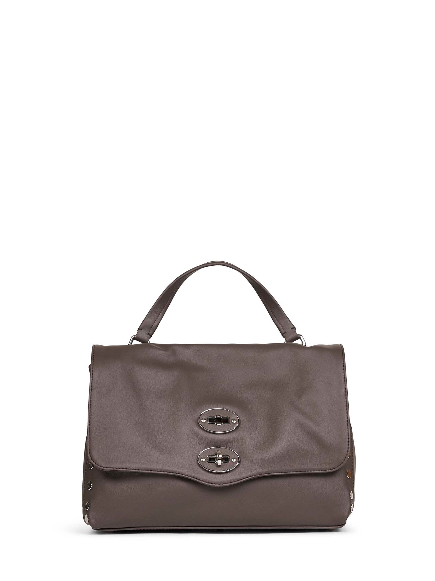 Zanellato Postina Top Handle Bag — Brown Bovine Leather (top Grain)