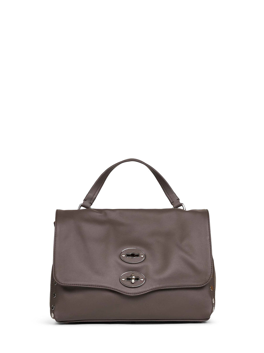 Zanellato Postina Top Handle Bag — Brown Bovine Leather (top Grain)