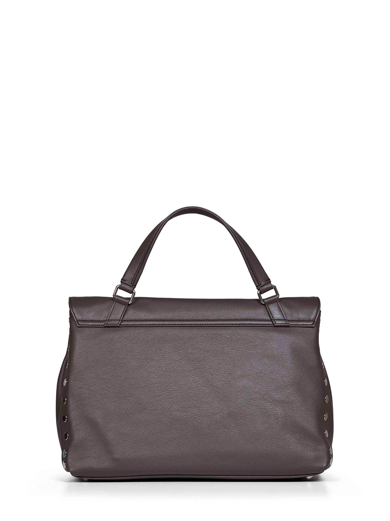 Zanellato Postina Top Handle Bag — Brown Bovine Leather