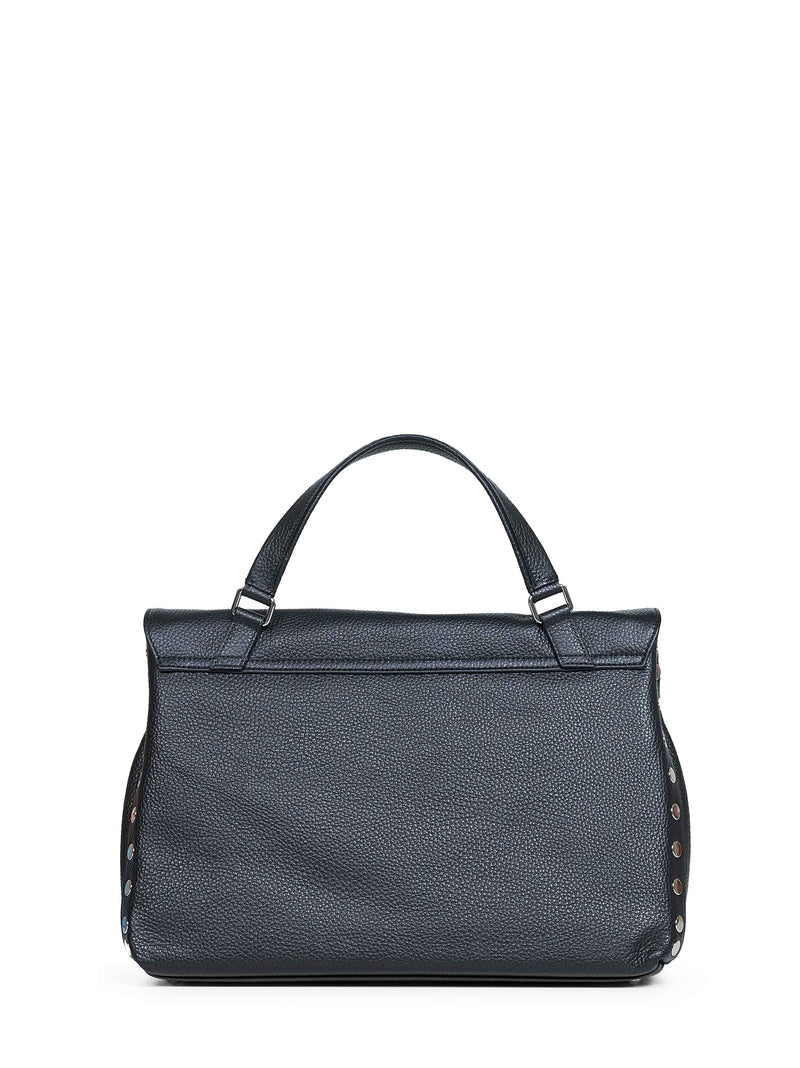 Zanellato Postina Medium Top Handle Bag — Black Leather
