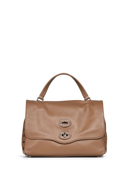 Zanellato Postina Top Handle Bag — Gray Bovine Leather