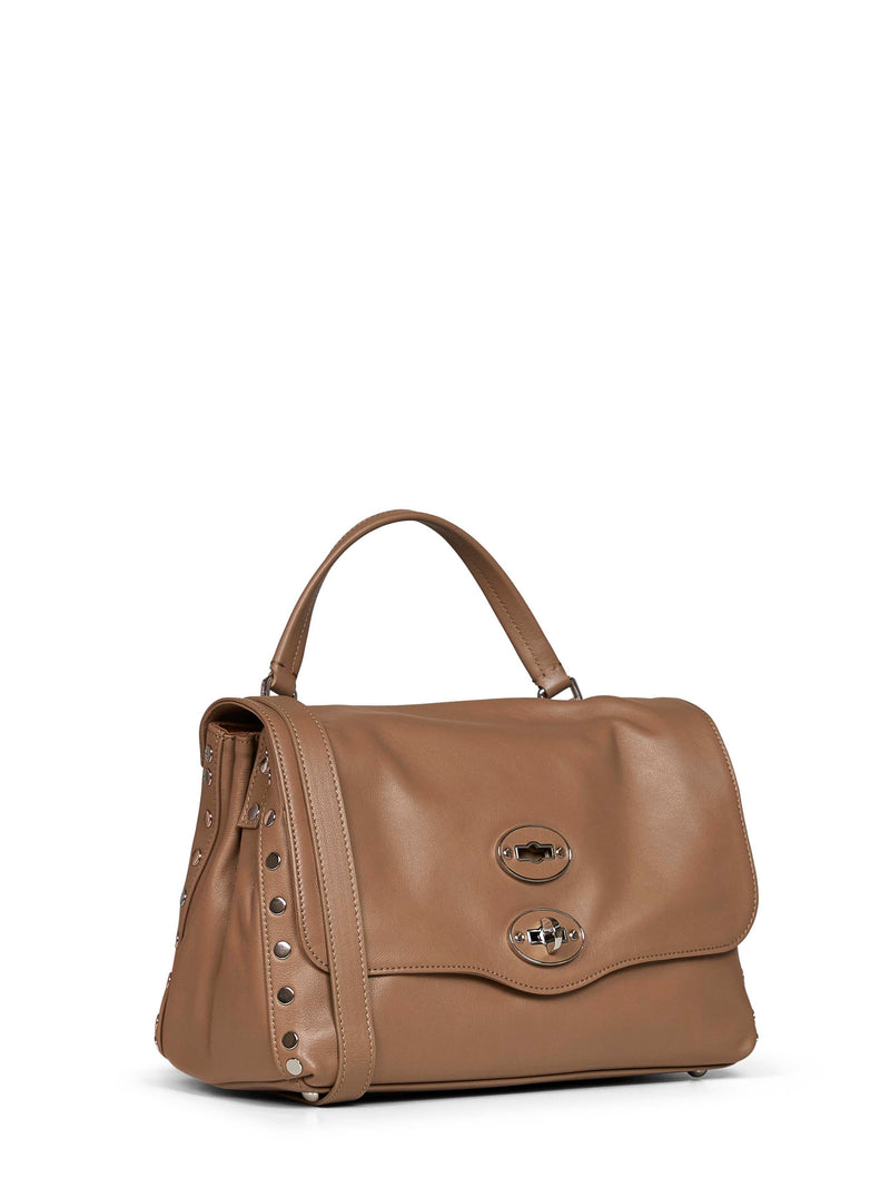 Zanellato Postina Top Handle Bag — Gray Bovine Leather