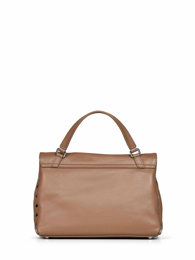 Zanellato Postina Top Handle Bag — Gray Bovine Leather