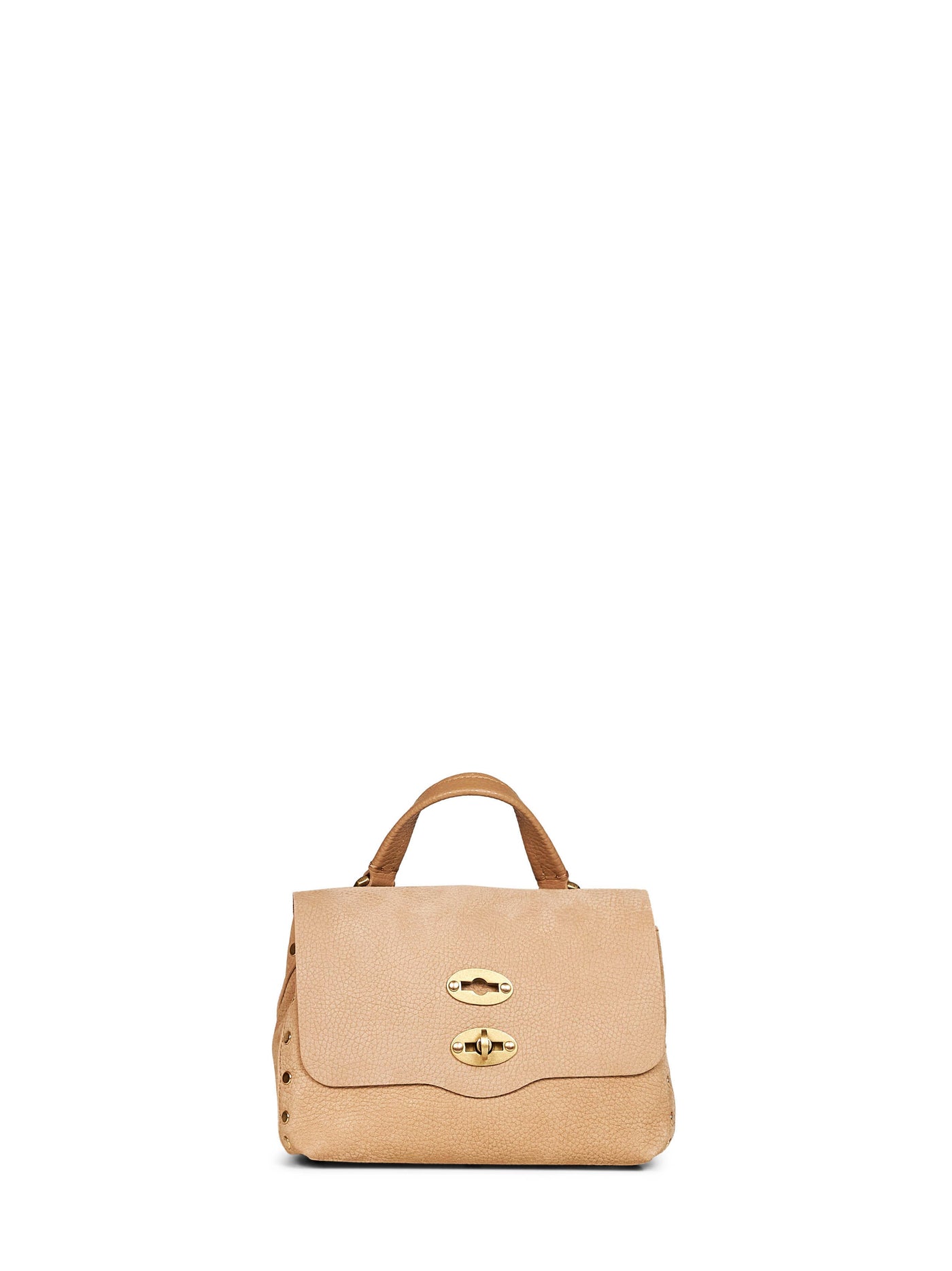 Zanellato Postina Baby Top Handle Bag — Beige Bovine Leather