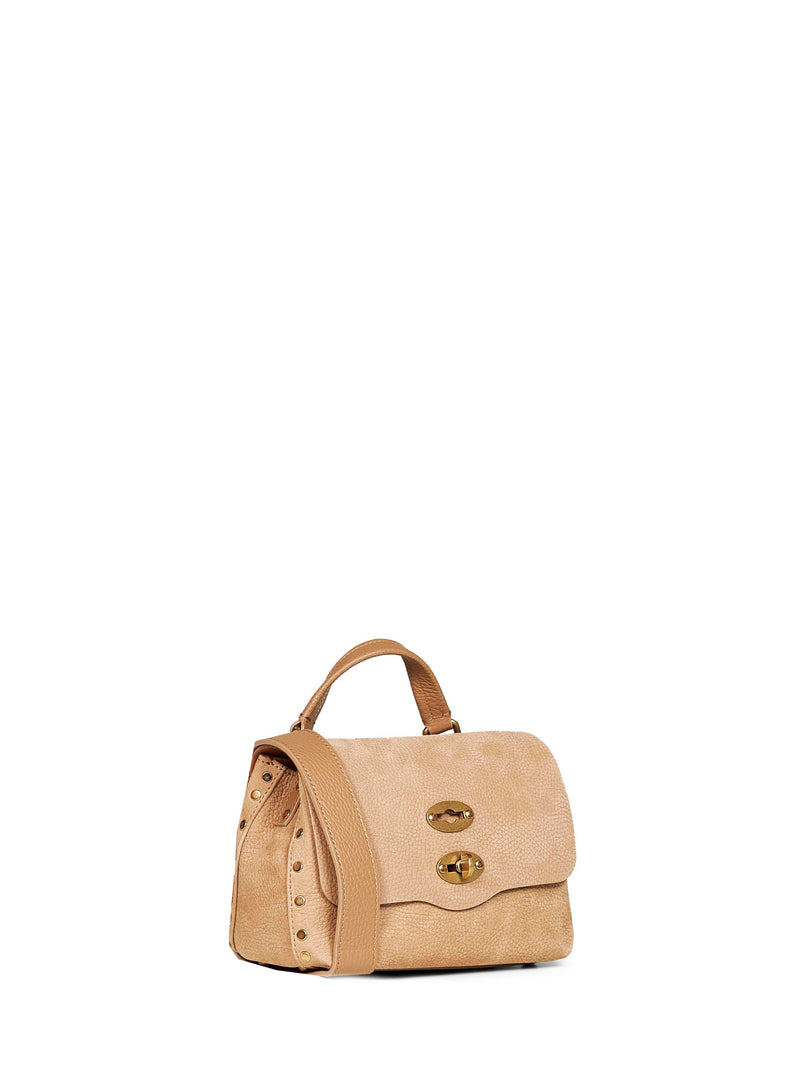 Zanellato Postina Baby Top Handle Bag — Beige Bovine Leather