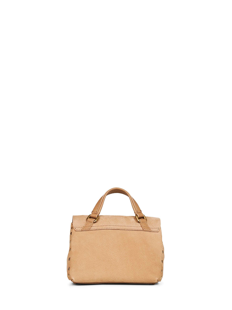 Zanellato Postina Baby Top Handle Bag — Beige Bovine Leather