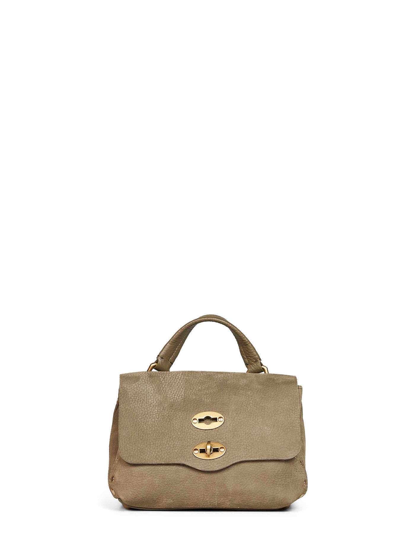 Zanellato Postina Baby Top Handle Bag — Green Bovine Leather