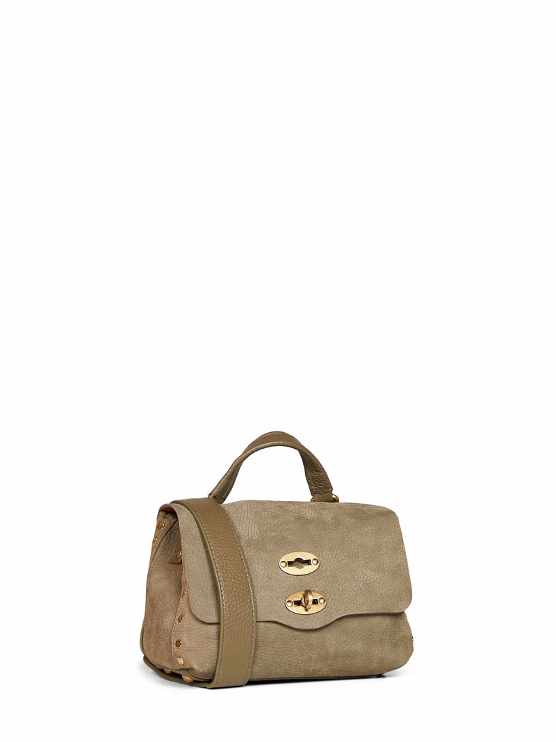 Zanellato Postina Baby Top Handle Bag — Green Bovine Leather