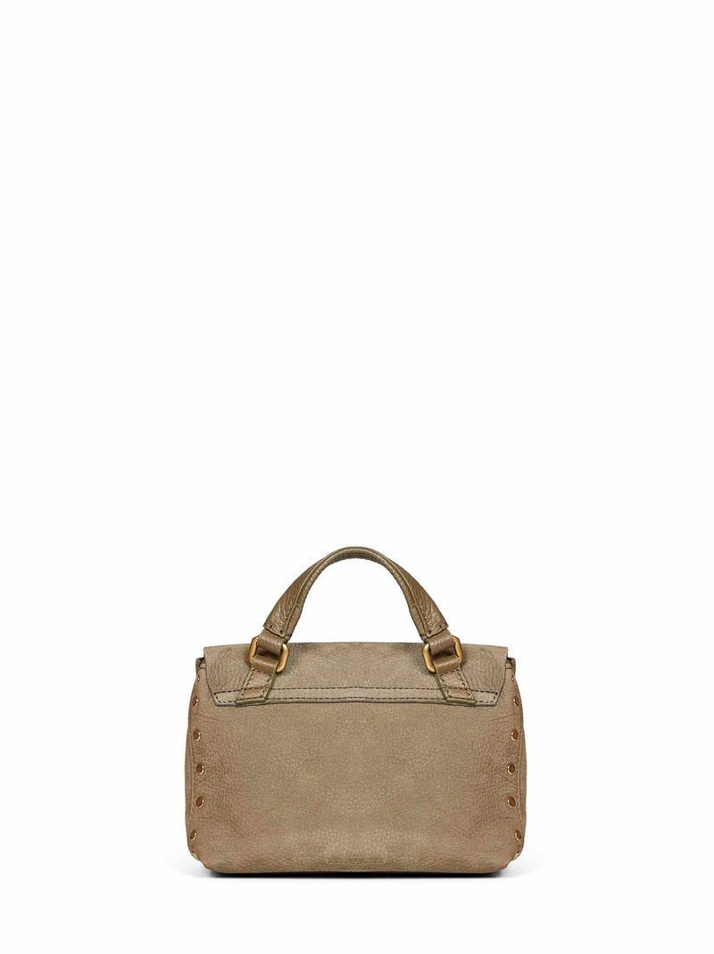 Zanellato Postina Baby Top Handle Bag — Green Bovine Leather